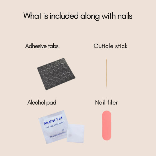 Christmas Nails - Medium Almond